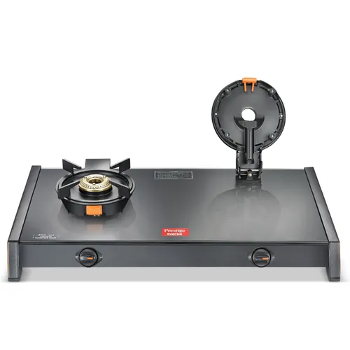 Prestige Svachh Glass Top Gas Stove with Liftable Burners